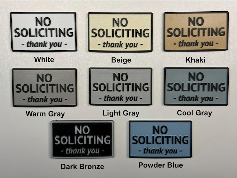 available colors include white, beige, khaki, warm gray, light gray, cool gray, dark bronze, and powder blue.