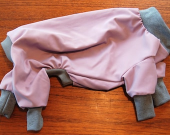 12 "WEIBLICHER SCHNITT Reduzierter UPF50 Sonnenschutzanzug für American Hairless Terriers, Chinese Crested und Xolos