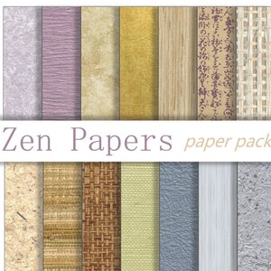 PAPEL DIGITAL ZEN, Papeles imprimibles japoneses, Hecho a mano, morera, tejido, papeles de arroz, Fondo de pantalla de fotografía, Boda, Fondo, Fondo de pantalla