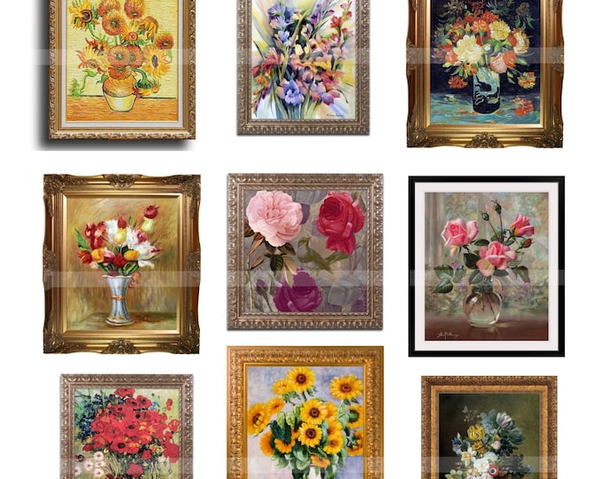 Doll House Miniature Framed Paintings MINIATURE PAINTING MASTERPIECES ...