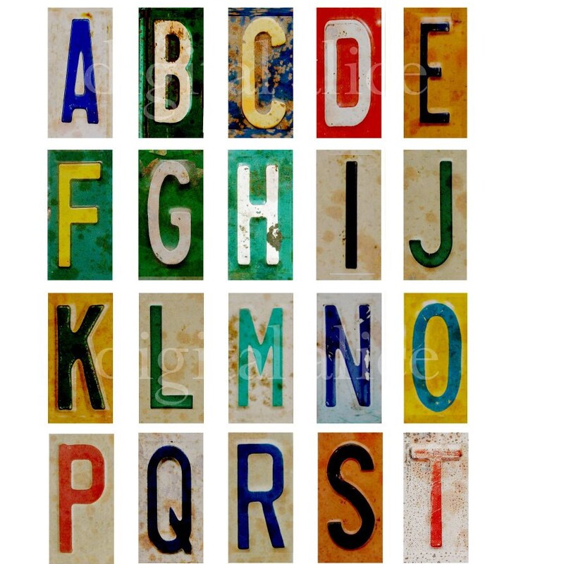 Slide Letters - Etsy
