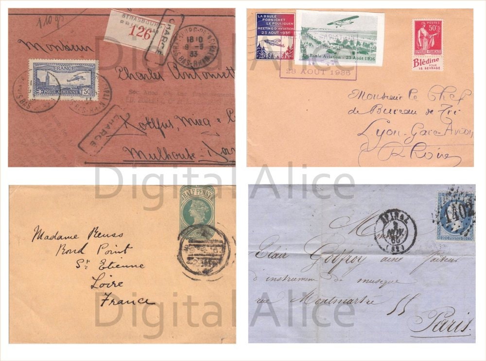 Transparent envelope -  France