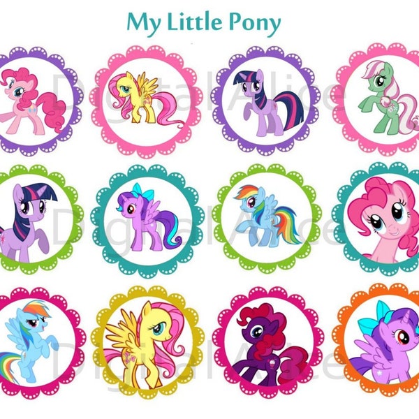 My Little Pony Stickers - Etsy
