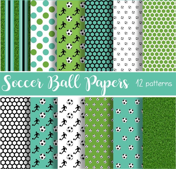 SOCCER BALL PAPER Digital Download Printable Soccer Player - Etsy UK
