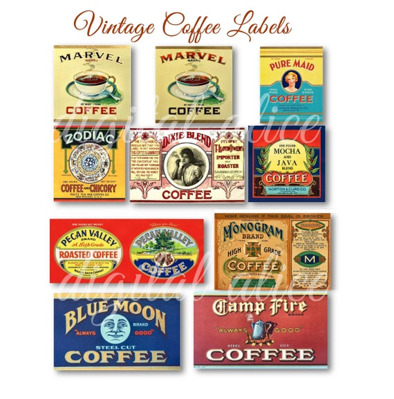 Folgers Coffee Container Labels