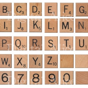 REOLAN Scrabble Tile Letter Stencils 4 Inch - 28 Pack Scrabble