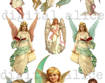Your choice of colors on Angels/Fairies Die Cuts CommCut International 