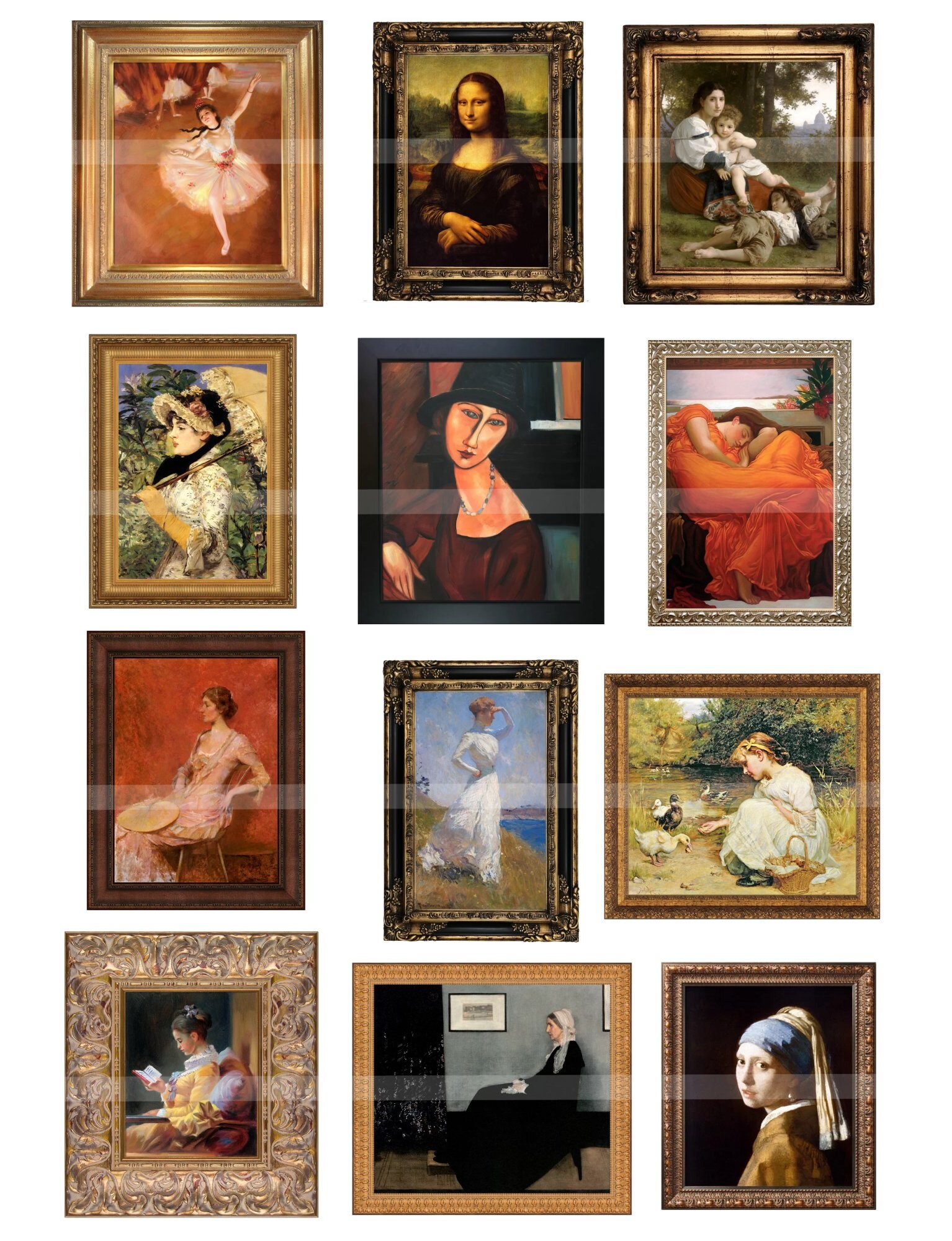 Dolls house miniature paintings discount