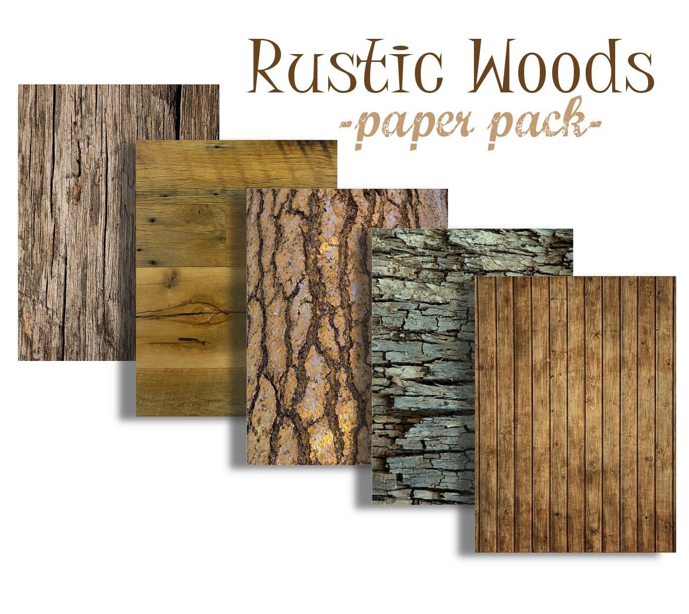 WOOL TWEEDS & KNITS Patterned Printable Digital Paper Pack - 12 Papers ...
