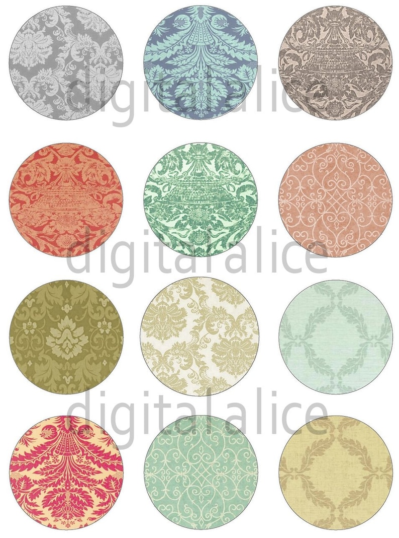 SCOTTISH PLAIDS Craft Circles Country Plaid Tartan rounds | Etsy