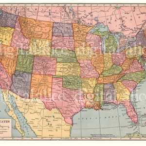 洋書 The united states in old maps and prints Old Map of America, America Map, USA Map, Map of USA, Map of