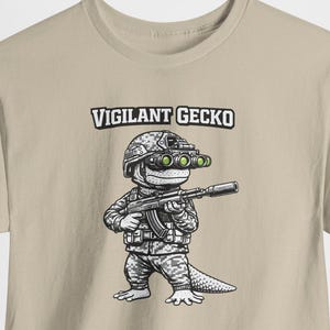 Tactical Gecko | Military Style, Tacticool, Tactical T-Shirt, Funny Animal, military meme, Army shirt