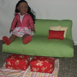 Fits American Girl Doll 18 inch loveseat pdf pattern image 2