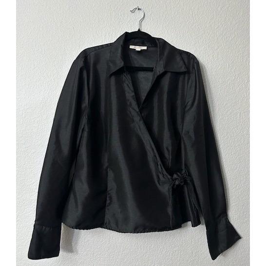 Haut Chemisier Femme JM Collection Noir/or Trou De Serrure - Taille PL (petites) - Neuf Avec étiquettes