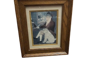 VTG The Uttermost Co Framed Folk Art Print "Young Gentleman" by Charles Wysocki