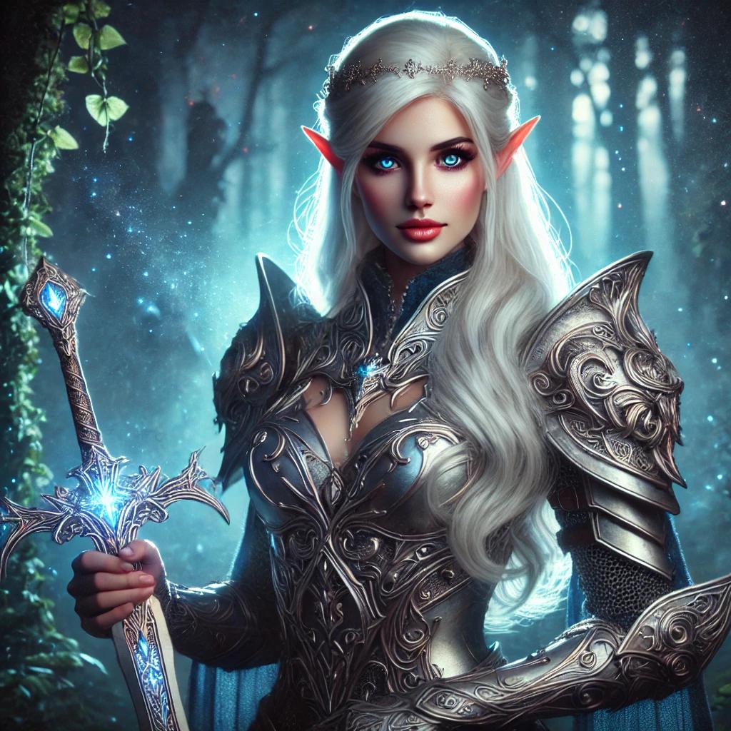 Custom Fantasy Warrior Portrait | Epic AI Digital Art