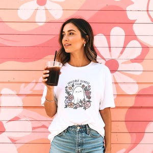 Invisible Illness Club-shirt - schattig spook-T-shirt voor chronische ziekte, Spoonie, fibromyalgie, POTS, geestelijke gezondheid, onzichtbare handicap afbeelding 3