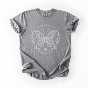 Fibromyalgia Warrior Shirt - Floral Feminine Spoonie Tee, Chronic Illness Awareness Shirt, Invisible Illness Gift