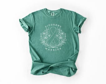 Shirt krijger van Sjögren - T-shirt auto-immuunziekte, bewustzijn syndroom van Sjögren, cadeau krijger chronische ziekte