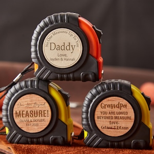 Personalized Tape Measure for Dad Custom Engraved Measure Tape No One Measures Up Father’s Day Gift Daddy Gift Best Dad Ever Gift for Dad