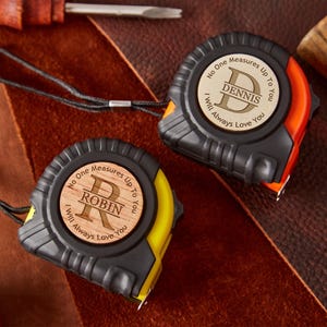 No One Measures Up Personalized Tape Measure Custom Engraved Gift for Dad Love Beyond Measure Father’s Day Gift Grandpa Gift for Him
