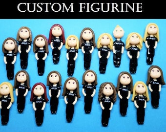 Custom Figurine | Beauty Salon Professional, Associate Member | Ornament | Magnet | Brooch | Purse Charm | Cake Topper | Personalized Gift