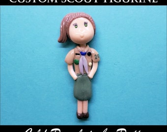 Custom Scout Figurine | Ornament | Magnet | Cake Topper | Personalized Handmade Gift