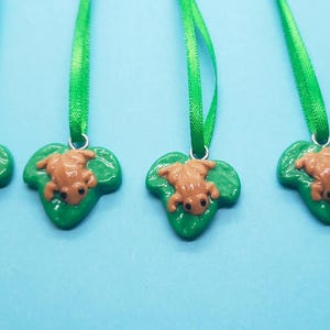 Custom Miniature Puerto Rican Coquí Frog Figurine, Ornament, Pendant, Magnet, Purse Charm, Brooch, Necklace image 16