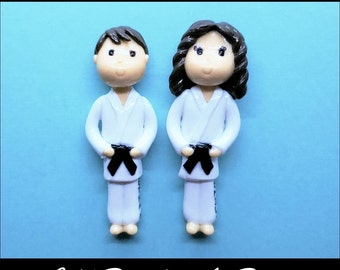 Custom Martial Artist Figurine | Martial Arts Student, Instructor, Sensei | Ornament | Magnet | Cake Topper | Personalized Handmade Gift