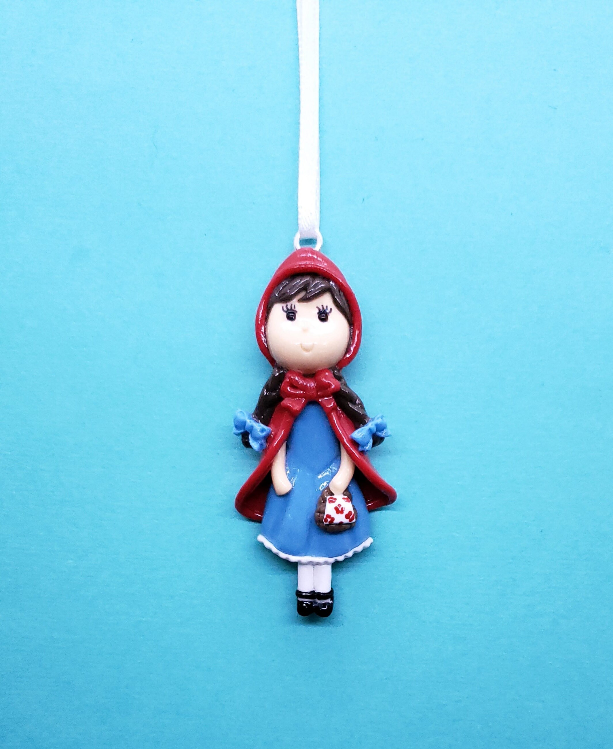 Custom Little Red Riding Hood Figurine, Personalized Ornament, Keepsake ...