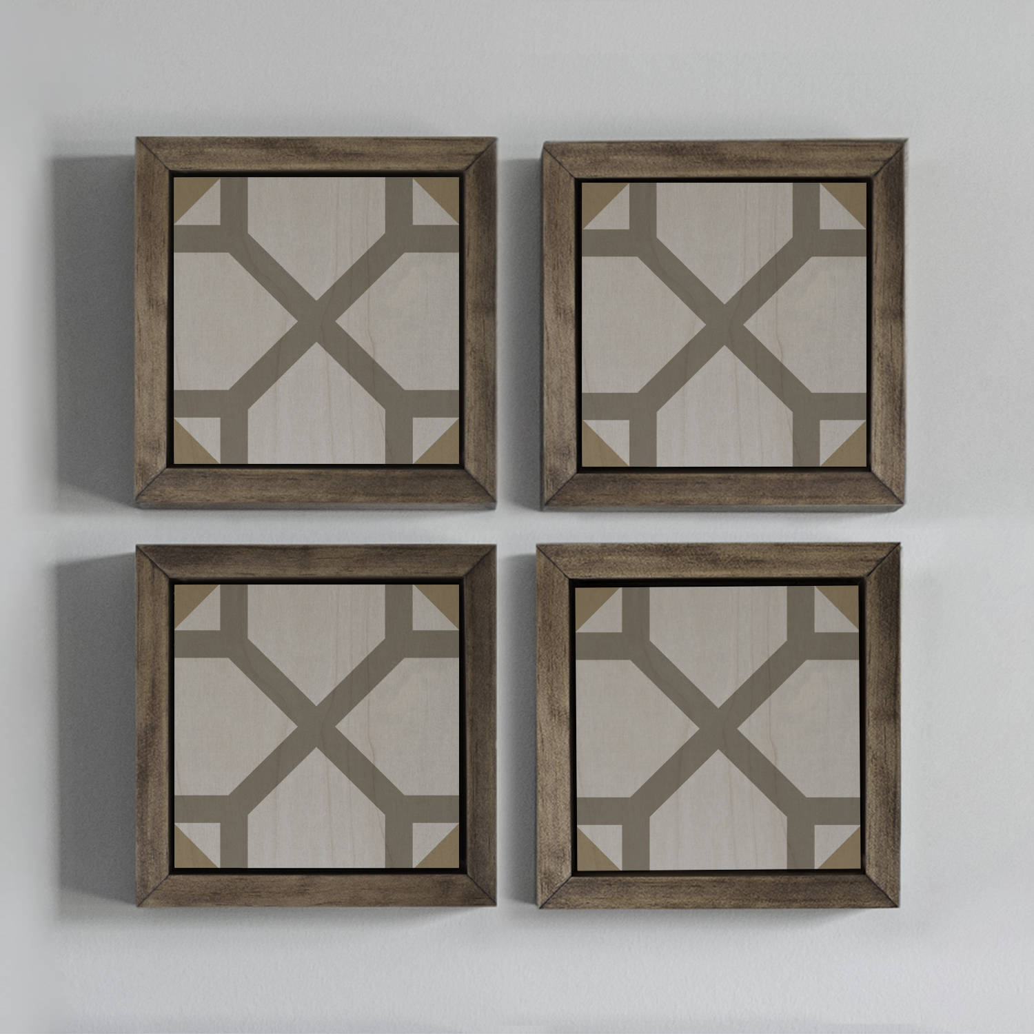 X Azulejos impresión de madera impresión en madera arte de | Etsy