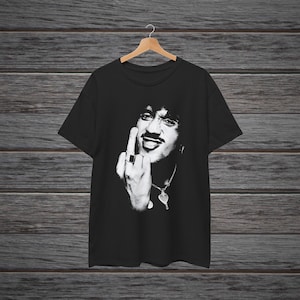 Phil Lynott T-Shirt | Thin Lizzy Rock Band Short Sleeve Black Tee S-5XL
