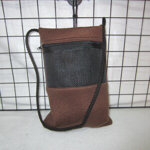Ready to Ship/ Brown Fleece - Sugar Glider Bonding Pouch, Sugar Glider Accessories