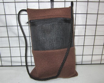 Ready to Ship/ Brown Fleece - Sugar Glider Bonding Pouch, Sugar Glider Accessories