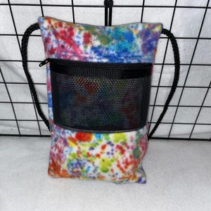 Ready to Ship/ Splatter Paint Fleece Sugar Glider Bonding Pouch | Sugar Glider Accessories