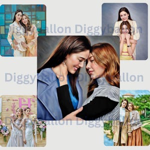 The Secret Of Us Series| Thai GL | Digital Wall Art | Printable Celebrity Poster | Fan Art Download | Asian Actress Decor | Lgbtq+ Wall Art