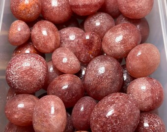 Strawberry Quartz Tumble (Red Aventurine)