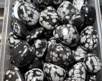 Snowflake Obsidian Tumble
