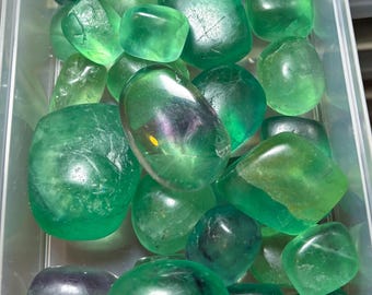 Green Fluorite Tumble