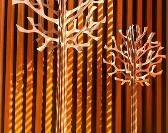 Osterbaum aus Holz, Frühlingsdekoration, 3D-Lebensbaum, ökologisch, 60 cm 90 cm