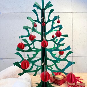 Ökologischer, minimalistischer Weihnachtsbaum aus Holz, Größen 60 cm, 90 cm, 140 cm Bild 7
