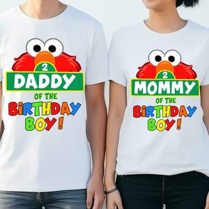 2 File Mommy and Daddy Character Birthday Boy PNG| Mommy and Daddy of the Birthday| Digital File| Street Birthday Boy| Family Matching