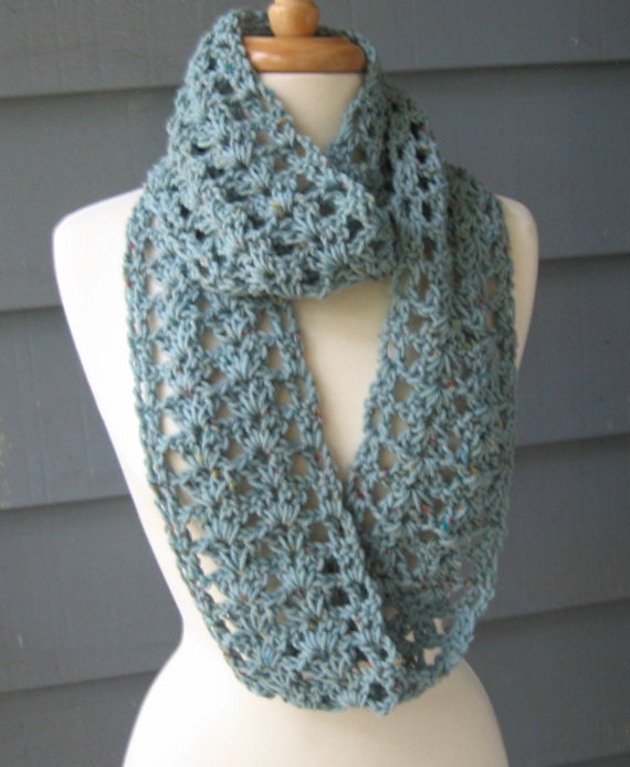 PATTERN S-009 / Crochet Pattern / Shelby Infinity ... worsted/Aran 20…