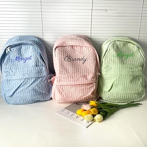 Sac à dos pour tout-petit, sac à dos personnalisé pour enfants, cartable enfant personnalisé pour école-seersucker petites filles sac de danse cadeau-sac à langer