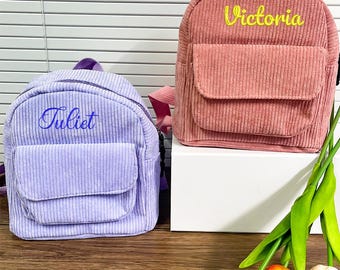 Bestickter benutzerdefinierter Kleinkindrucksack, personalisierter Vorschulrucksack, Kindernamenrucksack, einzigartiger Kinderrucksack, Kindergartenkinderrucksack
