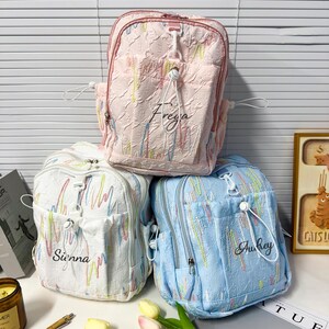 Sac à dos personnalisé pour tout-petit, sac à dos brodé pour enfants, cartable préscolaire, sac à dos pour enfants, sac garçon fille, cadeaux de rentrée