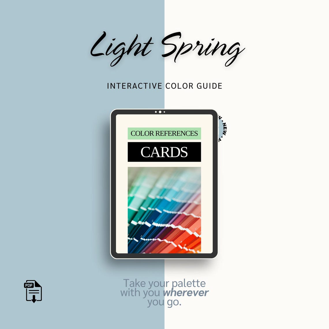 Light Spring Color Palette Guide: Interactive Color Analysis (PDF) - Etsy