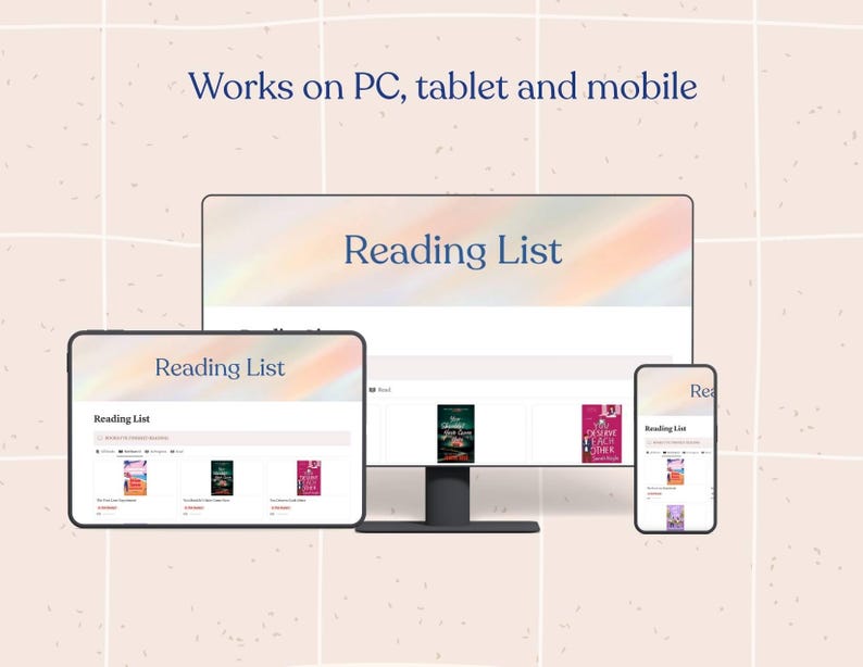 Ultimate Book Tracker Notion Template Reading Log Book Wishlist Book