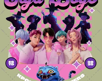 Kpop Saja Boys File Png, Saja Boys Fan File Png, Kpop Demon Hunters File Png, Demon Hunters Merch, Kpop Huntrix Pin File Png