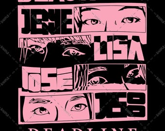 BlackPink File Png, Blackpink Deadline Tour Kpop Fan File, Kpop Merch File Png, Blackpink World Tour File Png, Ideal Music Fan Gifts